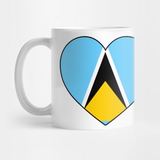 Heart - Saint Lucia Mug
